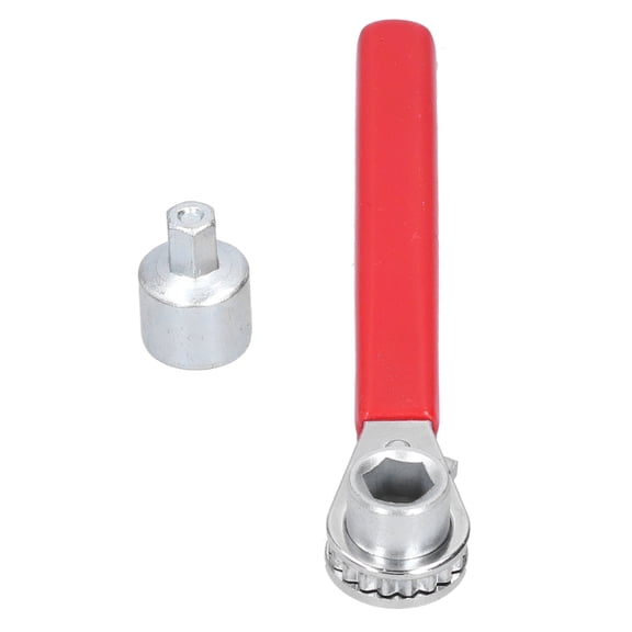 Thalyn 10mm Battery Terminal Wrench Ratchet Spanner, Non-conductive Thick Vinyl Handle Ratchet Wrench for Home for Car