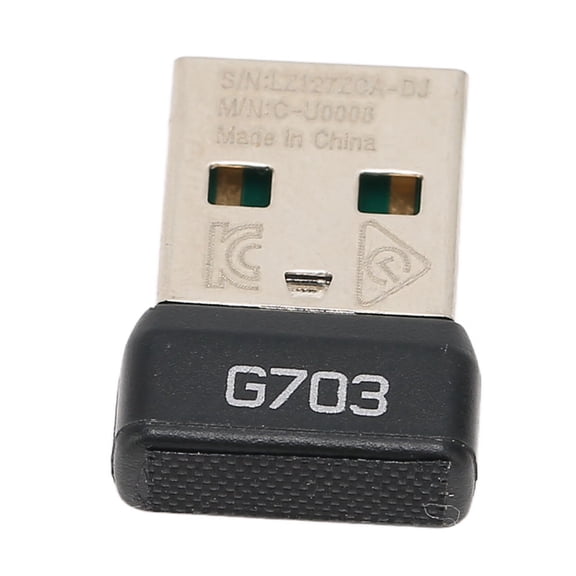 Thalyn 2.4G Mouse Receiver USB Mouse Receiver, Wireless 2.4G Technology Replacement Mouse Receiver for G703