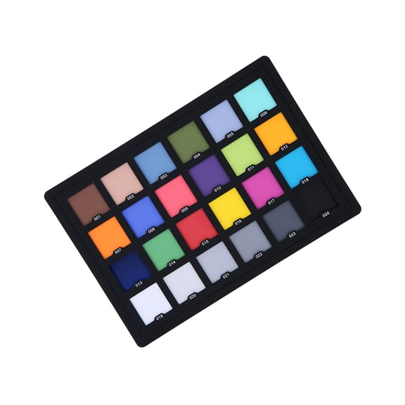 Thalyn 24 Colors Colour Correction Card Color Camera Colour Correction Card 5.7" X 4.1" Colour Calibration Chart for Photography Video Printing