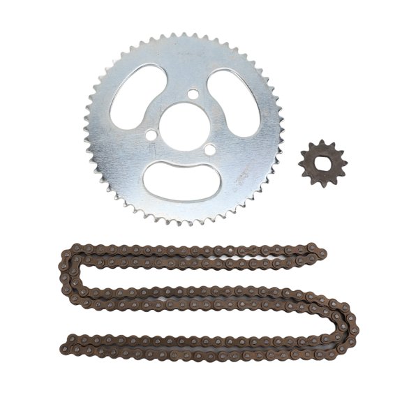 Thalyn 25H Wheel Sprocket Chain Sprocket Kit, Front Rear Sprocket Set 25H for Mini Motorcycles