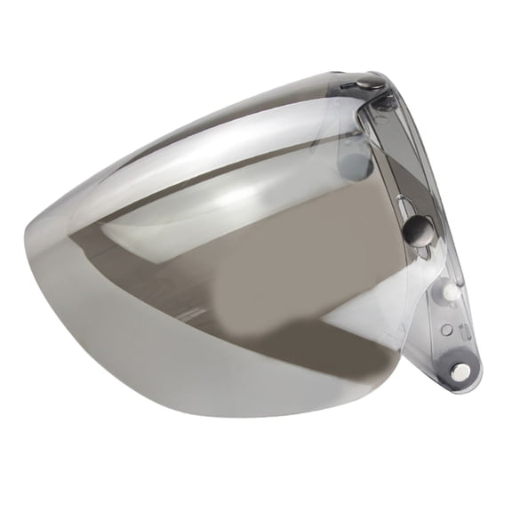 Thalyn 3-Snap Bubble Wind Visor Open Face Helmet Visor Motorcycle Helmet Bubble Lens 3-Snap Bubble Wind Visor