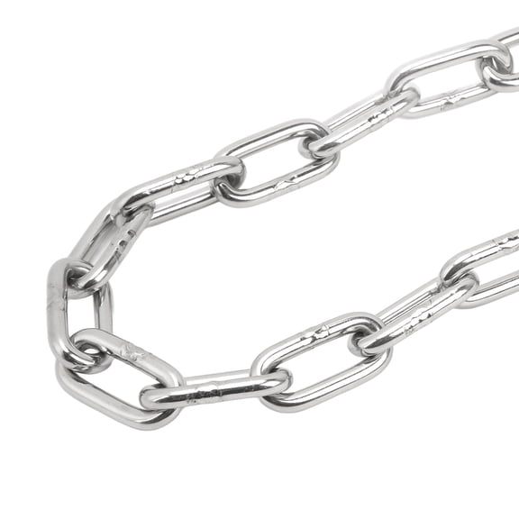Thalyn Anchor Chain for Boats Marine Anchor Chain, Central Ring Anchor Chain 6.6ft Rust Proof for Ships