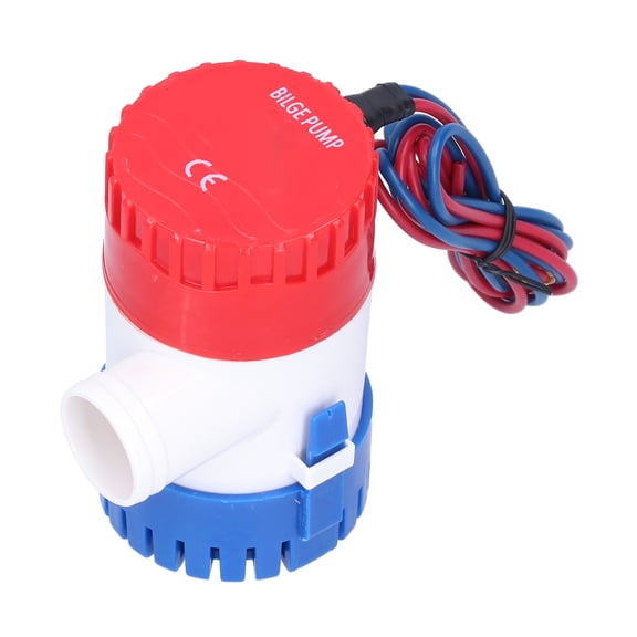 Thalyn Automatic Bilge 350GPH, Stainless Steel Shaft, ABS Housing Bilge Pump Kit, Easy to Clean, Low Noise, DC 12V/24V Submersible Pump for Drainage with and , Humanized Design for Ship, Suitable