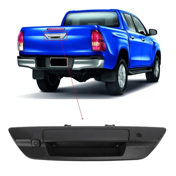 Thalyn Backup Assistant Trunk Handle Reverse Camera, Color Backup Camera for Car with 150-170 Wide Angle, IP66 Rearview Camera for Tailgate, Easy Installation, Automatic Reversing Monitoring, CCD