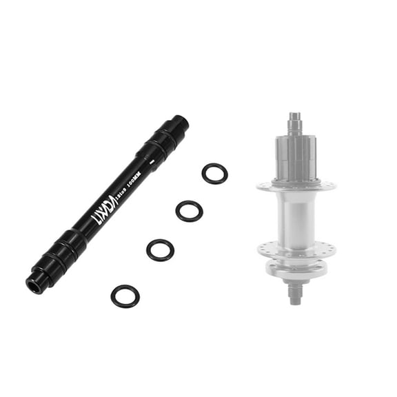 Thalyn Bike Hub Conversion Hub 12mm to 9mm QR Adapter Bike Thru Axle Hub Quick Release 135mm Rear Wheel Hub Adapter
