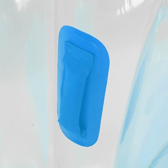 Thalyn Body Bubble Inflatable Bump Ball, Body Bubble Ball PVC Material for Outdoor Game Activities Blue Transparent