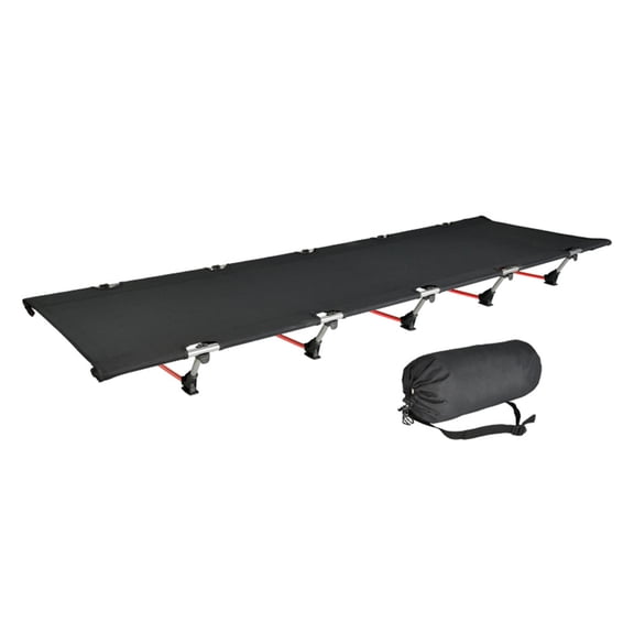 Thalyn Camping Cot Bed Camping Portable Foldable Camping Cot Single Person Outdoor Folding Bed 330LB Bearing Weight Compact for Outdoor Hiking Backpacking Picnic Camping