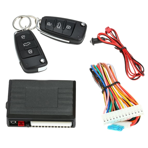 Thalyn Car Keyless Entry System Keyless Universal Car Door Lock Trunk Release Keyless Entry System Central Locking Kit With Remote Control