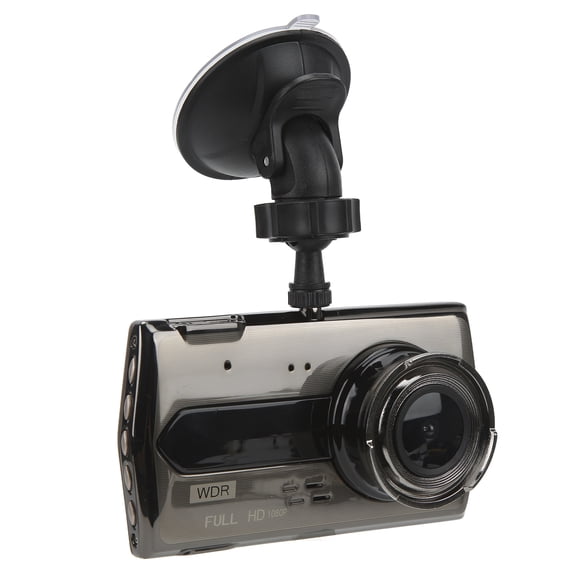 Thalyn Car Video Cam Car Video Recorder, Auto DVR 4in IPS Screen for Vehicle