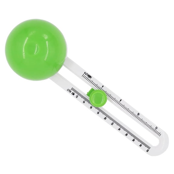 Thalyn Circle Paper Trimmer Circle Cutter, Round Paper Cutter High Efficiency 8-32cm Adjustment with 3 Blades for Handicrafts Making