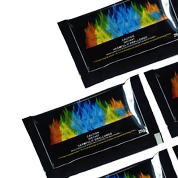 Thalyn Color Changing Powder for Campfires Fire Color Changing Packets, Fire Color Changing Powder Eye Catching for Camping