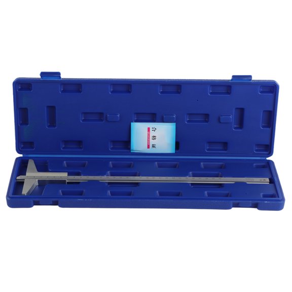 Thalyn Depth Vernier Caliper Gauge Depth Vernier Caliper Metal Micrometer Measuring Tool for Metal Processing and Engineering