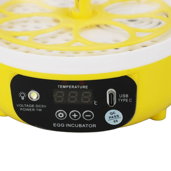 Thalyn Digital Egg Candler Mini Egg Incubator Automatic Temperature Humidity Control Poultry Hatching Machine for Chicken Ducks Pigeons