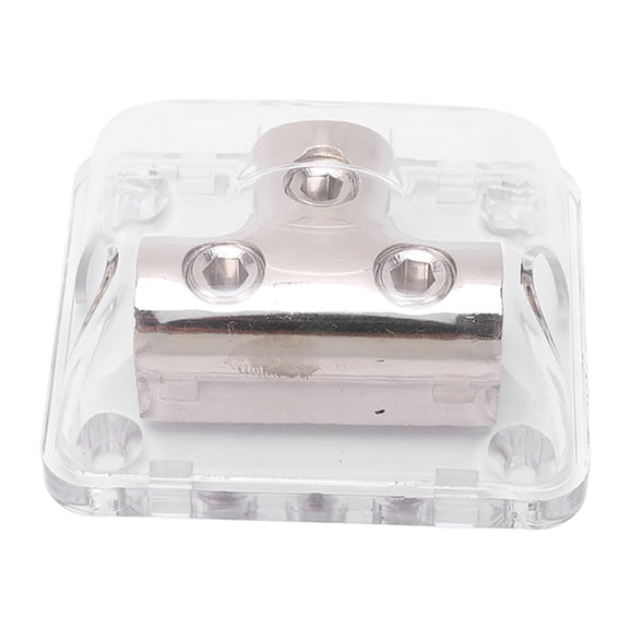 Thalyn Distribution Block Audio Power Distributor Block, 0GA 1 in 2 Out Power Distribution Block for Car for Boat