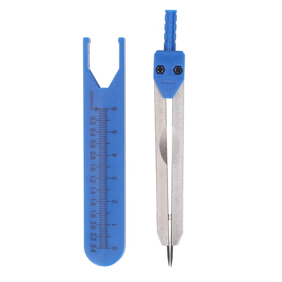 Thalyn EKG Measuring Tool EKG Calipers Stainless Steel Drafting Divider for Accurate Measurement in Nursing
