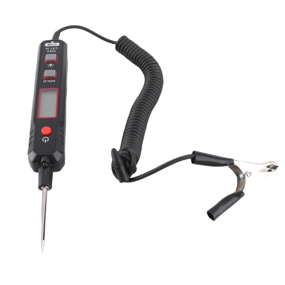 Thalyn Electric Test Pen 2-100V DC Digital LED Circuit Tester, Automotive Test Light Heavy Duty with Voltmeter for Industrial Use
