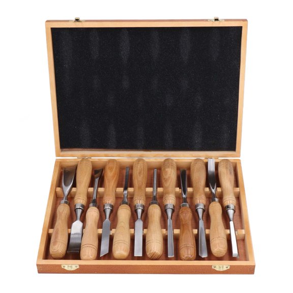 Thalyn Engraving Knife Tool Wood Carving Tools, Engraving Chisel Set 12PCS for Woodworking for DIY Crafts