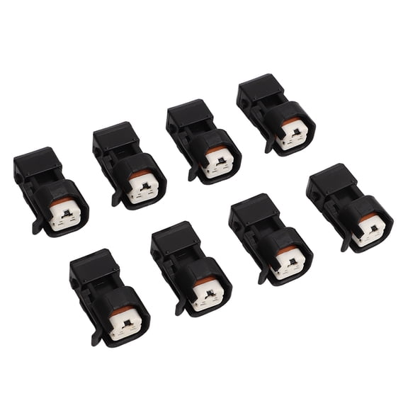 Thalyn Fuel Adapters Fuel Injector Connector Adapters, 8pcs 43100 08 Injector Adapters for Motorcycle
