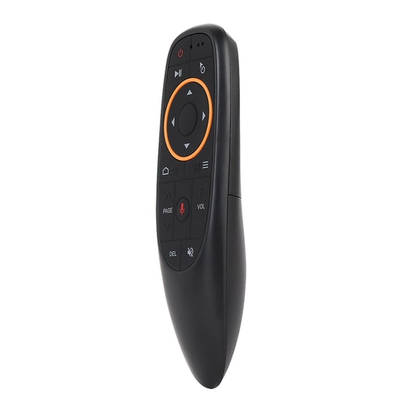 Thalyn G10 2.4GHz Wireless Wireless Remote Control G10 2.4GHz Wireless Remote Control with USB Receiver Voice Control for Box PC Laptop Notebook Black