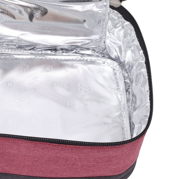 Thalyn Heated Lunch Box Portable Electric Lunch Box Food Heater USB Insulation Bag Heated Lunch Box Bag for Travel Camping