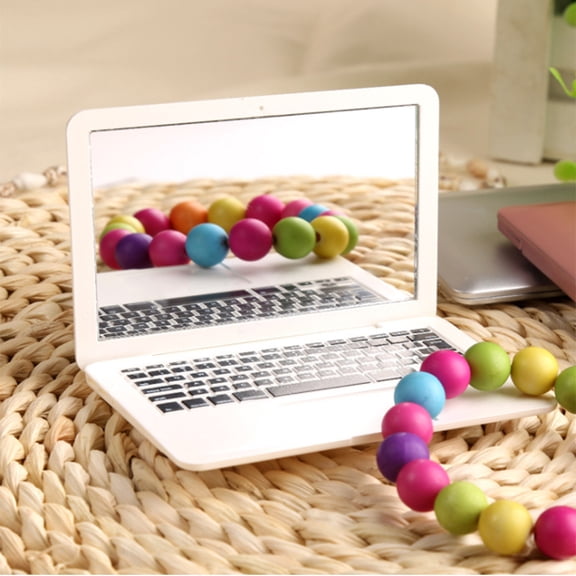 Thalyn Home Notebook Mirror Notebook Mini Pocket Laptop Mirror Computer Glass Mirror Home Notebook Mirror