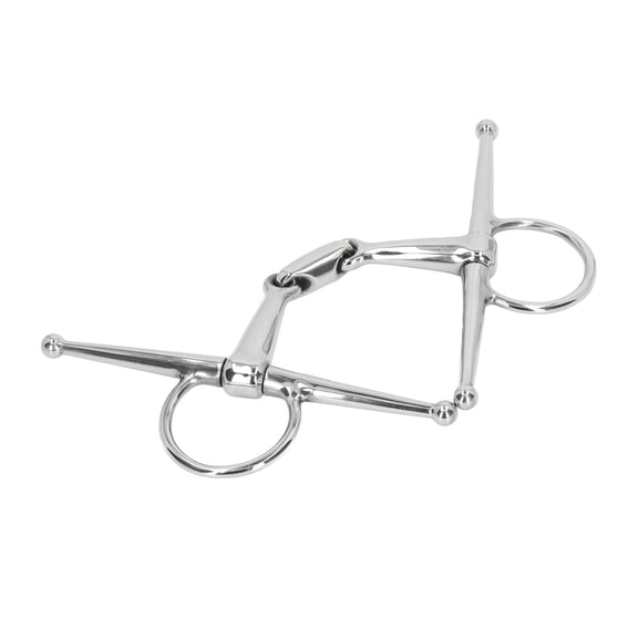 Thalyn Horse Snaffle Bit Horse Cheek Snaffle, Stainless Steel Horse Mouth Bit for Outdoor