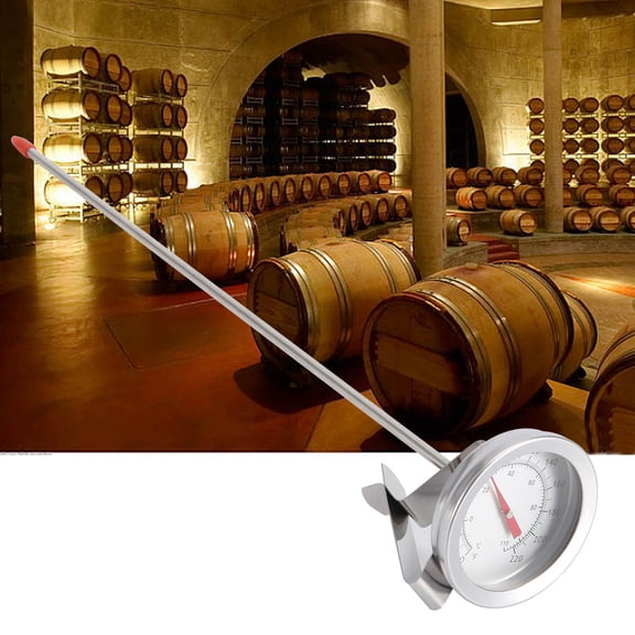 Thalyn Kettle Thermometer on Dial Thermometer Durable Kettle Thermometer for Home Brewing and Cooking