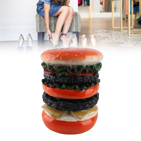 Thalyn Living Room Small Stool Small Stool, Cute Foot Rest Stool Hand Painted for Kitchen for Living Room Burger Stool