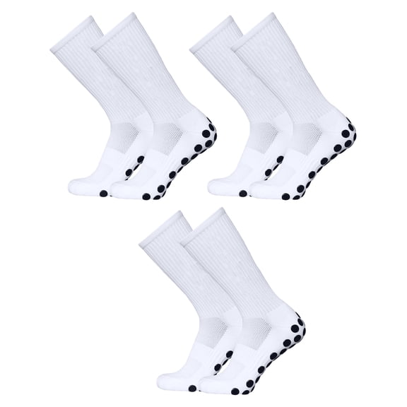 Thalyn Marathons Socks 3 Packs Sports Socks Athletic Stockings Anti slip Quick Dry Football Soccer Socks For Football Basketball Hockey Running Cycle Mountaineering Marathons