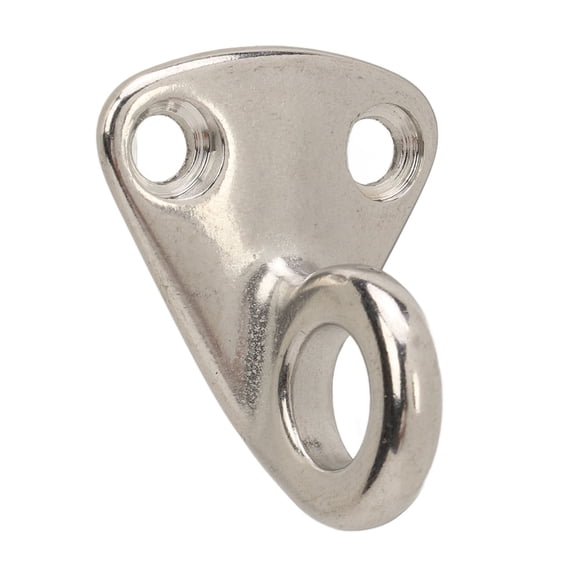 Thalyn Marine Fending Pad Eye Hook Marine Hanger Hook, 10 Pcs Pad Eye Fenders Hook Solid Construction Multifunction Secure Attach High Load Bearing for Boat