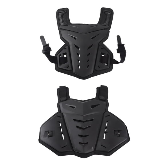 Thalyn Motocross Back Protector Riding Protective Gear, Shock Absorption Motorcycle Armor Vest Black for Cycling