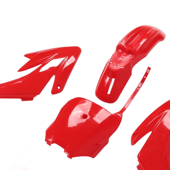 Thalyn Motorbike Cowling Motorcycle Fairing Kit Body Fairing Bodywork Fairings ABS Plastic Wear Aging Proof Riding Comfort Wind Noise Reduction with Easy Installation for CRF 70