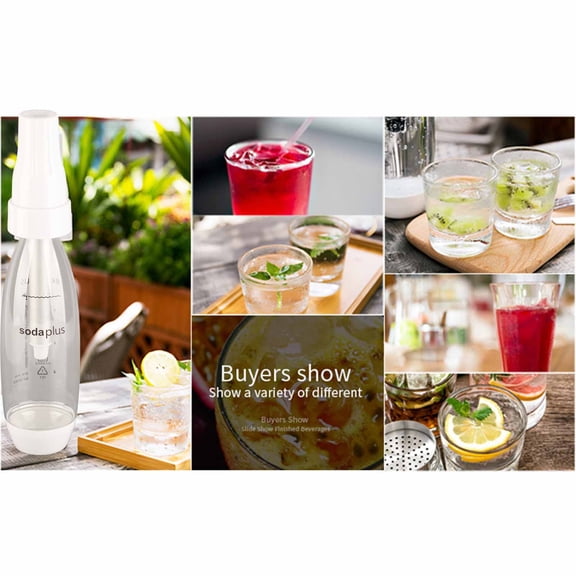 Thalyn Portable Carbonated Water machine Sparkling Water Maker, 1000ML Soda Water Machine for Home