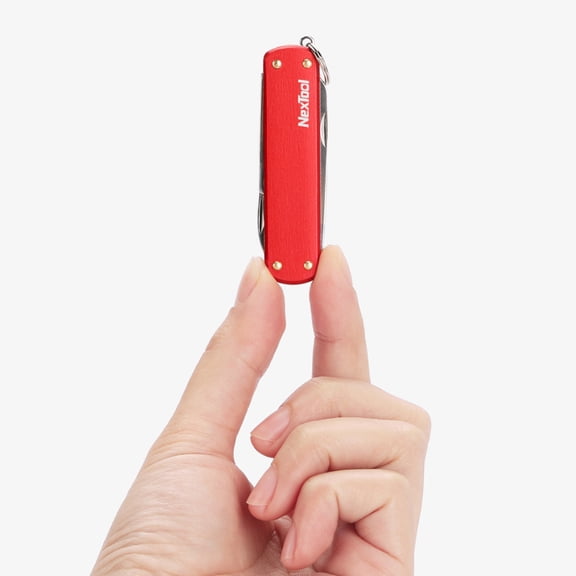Thalyn Portable Foldable Tools Tools 4-In-1 Multifunctional Tools Folding Blade Knife Scissors Screwdriver Nail File Outdoor Camping Hiking Cycle Fruit Knife Portable Foldable Tools