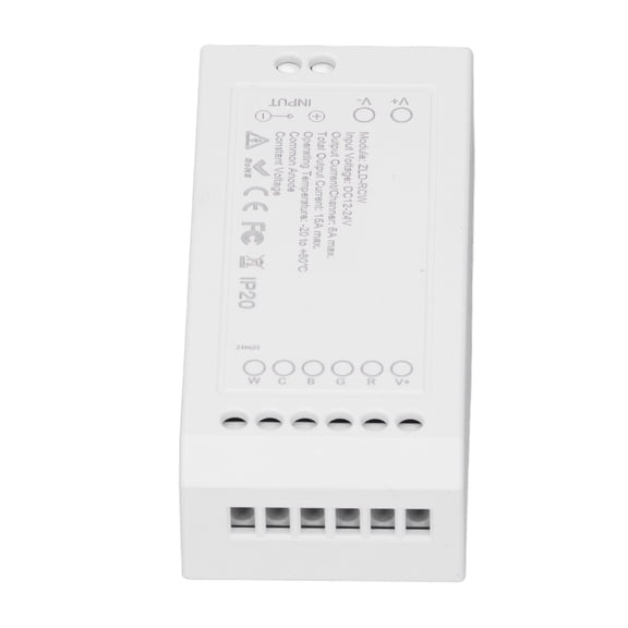 Thalyn RGB+CW Light Strip Controller LED Strip Controller, LED Driver DC 12~24V with App for Upstairs for Dining Room