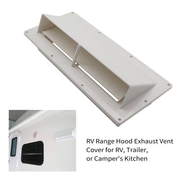 Thalyn RV Range Hood Vent Cover for trailer RV Range Hood, RV Vent Cover High Impact Weather proof Structure, with Lockable Easy to Install for Motorhome Trailer RV Campers
