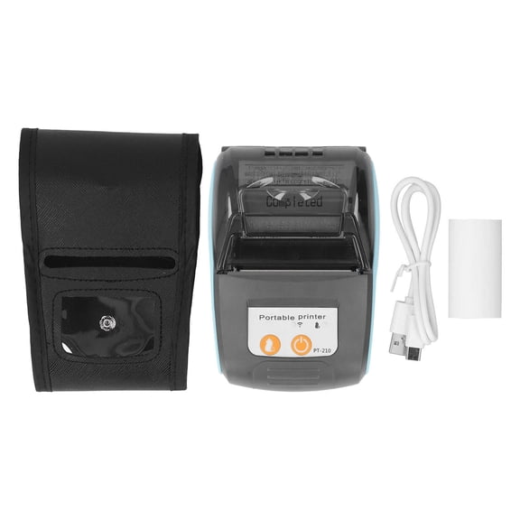 Thalyn Receipt Printer Receipt Printer, Bluetooth Thermal Printer Efficient for Catering Industry with Cover