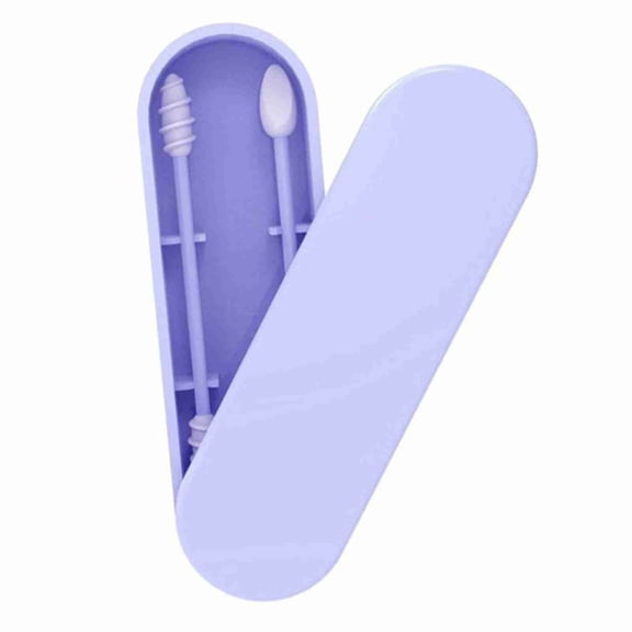 Thalyn Rough Friction Cotton Swabs Cotton Swabs Silicone Reusable Cotton Swab with Storage Box for Ear Cleaning