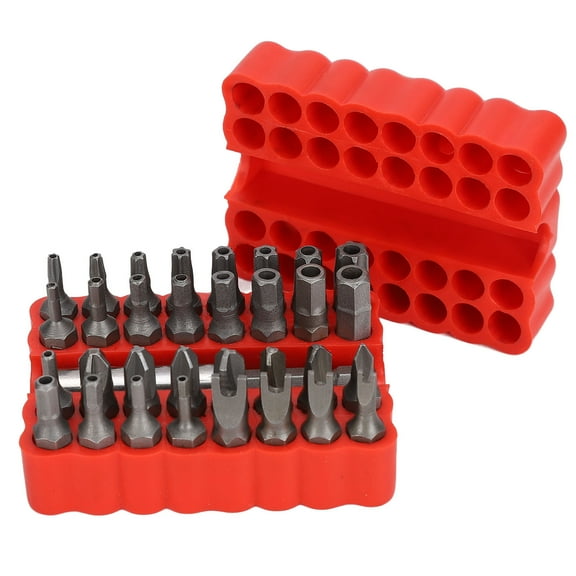 Thalyn Screw Hex Bit Head Set Security Screw Hex Bits, Security Bit Set 33Pcs for Electronic Maintenance for Vehicle