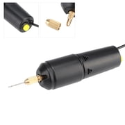 Thalyn Small Electric Drill Portable Mini Small Electric Drills Micro USB Drill with 3pc Bits DC 5V for DIY Crafts