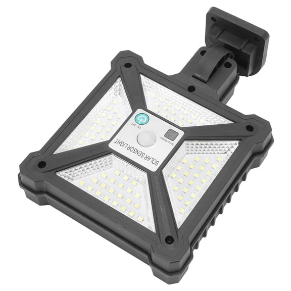 Thalyn Solar Outdoor Lights Solar LED Outdoor Light, Human Body Sensor Solar Street Lights High Efficiency Multifunction Heat Resistance for Courtyard
