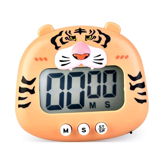 Thalyn Student Timer Animal Timer Student Magnetic Digital Digital 100 Minutes Timing Countdown Timer With Battery for Kitchen