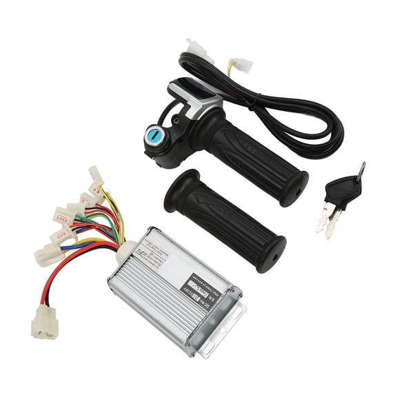 Thalyn Throttle Handle Grip Motor Brush Speed Controller, Throttle Grip with Lock 36V Replacement for China Big Surfing for Pocket Bikes for Mini Bike