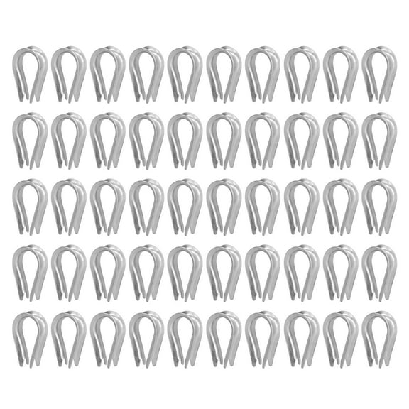 Thalyn Timble Rigging Stainless Steel Wire Rope Thimble, High Strength Rigging Tools for Shipbuilding Industry, Glossy Edges and Performance for Steel Wire Ropes, Suitable for Shipbuilding,