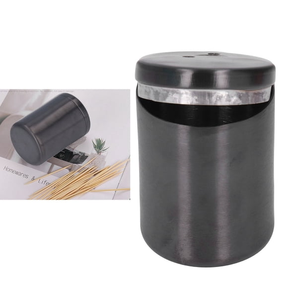 Thalyn Toothpick Box Stainless Steel Toothpick Holder High Grade Durable Fall Case for Families Houses Bars