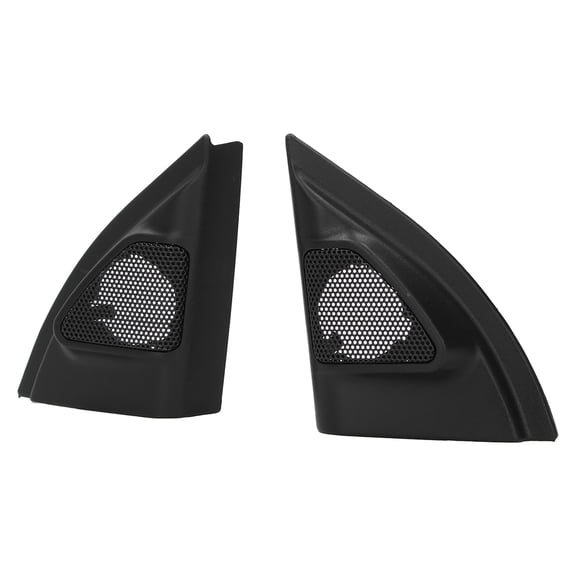 Thalyn Tweeter Panel Door Pillar Tweeter Cover, 2pcs Dustproof Sturdy Wear Resistant Speaker Trim for Car