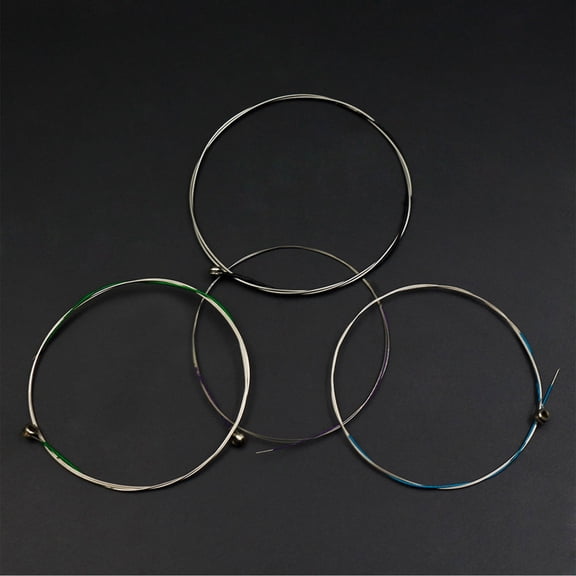 Thalyn Violin Accessories Violin Universal Violin Fiddle String Strings Full Set E-A-D-G Steel Core -silver Wound with -plated Ball End for 4/4 3/4 1/2 1/4 1/8 Violins