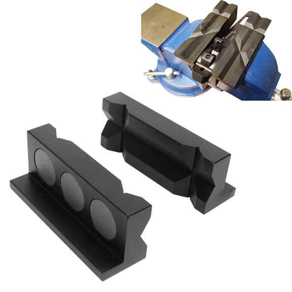 Thalyn Vise Cover Vise Jaws Block Tools, Vise Jaws Pads Magnetic for Repair