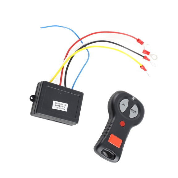 Thalyn Winch Kit Winch Remote Control Switch Set, 12V - 24V Hoist Remote Control Set for ATV for Truck for SUV