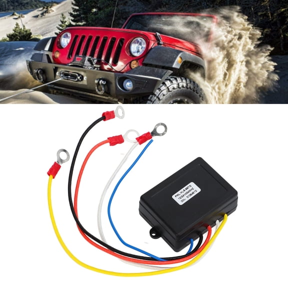 Thalyn Wireless Winch Remotes Winch Remote Controller, 12V 24V Wireless Winch Remote Receiver for Truck